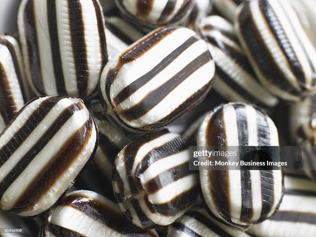 Hard Candy Humbugs In A Large Group