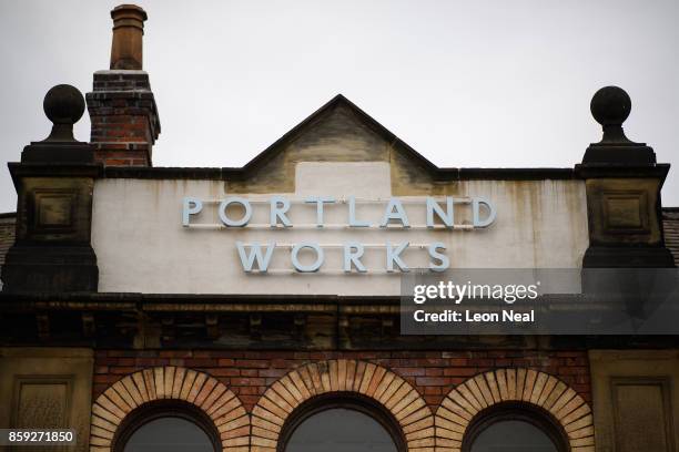 General views of the former cutlery factory, Portland Works, on November 8, 2016 in Sheffield, England. Following the decline of Sheffield's steel...