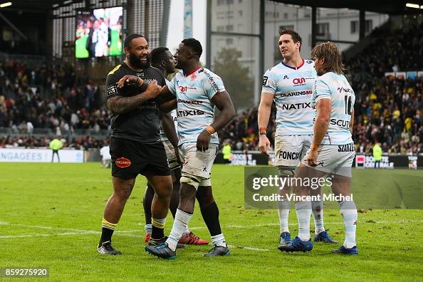 Dimitri Roux Uini Atonio of La Rochelle and Dimitri Szarzewski, Bernard le Roux ...