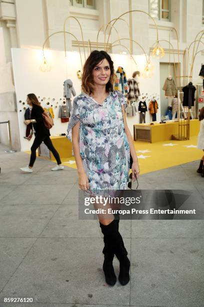 Maria Reyes attends 'The Petite Fashion Week' Photocall at Cibeles Palace on October 6, 2017 in Madrid, Spain.