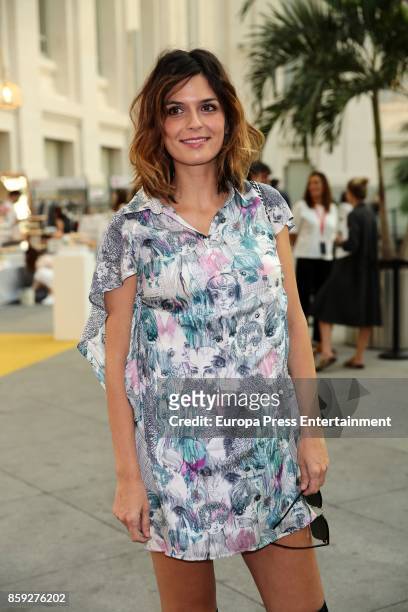 Maria Reyes attends 'The Petite Fashion Week' Photocall at Cibeles Palace on October 6, 2017 in Madrid, Spain.