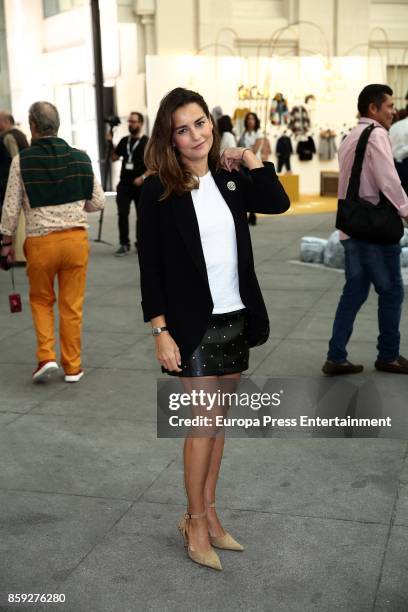 Maria Palacios attends 'The Petite Fashion Week' Photocall at Cibeles Palace on October 6, 2017 in Madrid, Spain.