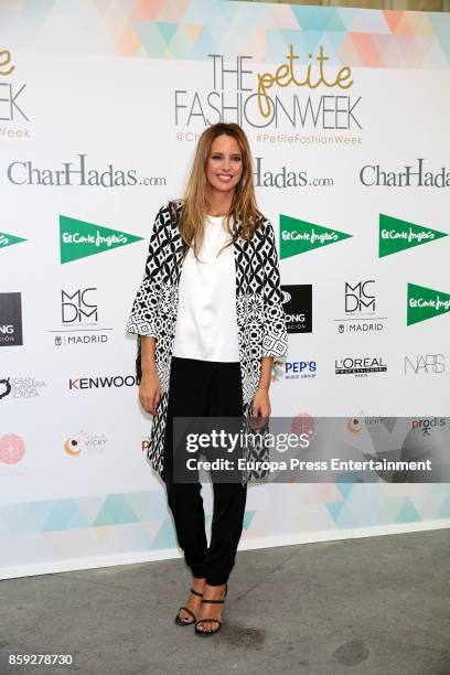 Estefania Luyk attends 'The Petite Fashion Week' Photocall at Cibeles Palace on October 6, 2017 in Madrid, Spain.