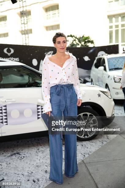 Eugenia Ortiz Domecq attends 'The Petite Fashion Week' Photocall at Cibeles Palace on October 6, 2017 in Madrid, Spain.