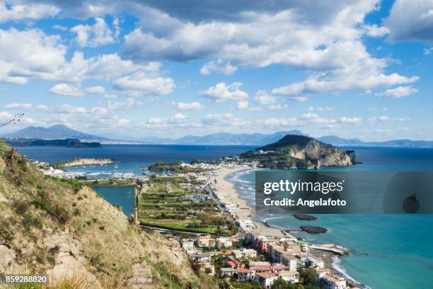 autumn at sea in the bay of naples - naples italy beach stock pictures, royalty-free photos & images