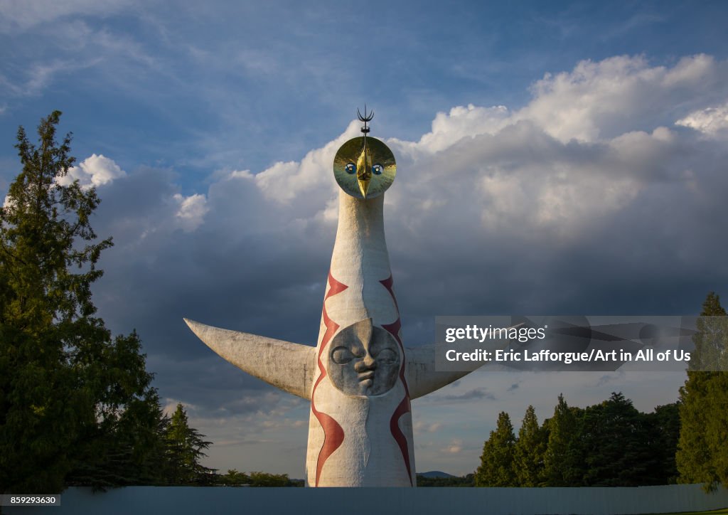 Tower of the sun is a building created by Taro Okamoto, Kansai region, Osaka, Japan...