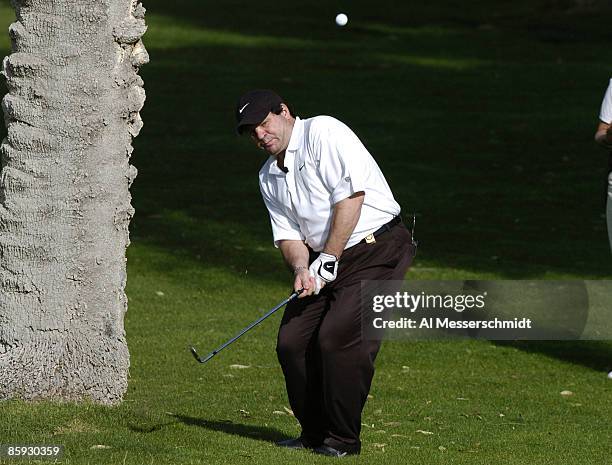 Mike Eruzione competes in the second round of the 2005 Bob Hope Chrysler Classic at Tamarisk Country Club in Rancho Mirage, California January 27,...