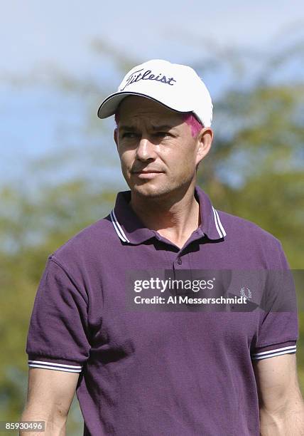 Adrian Young competes in the third round of the 2005 Bob Hope Chrysler Classic at LaQuinta Country Club in LaQuinta, California January 28, 2005.