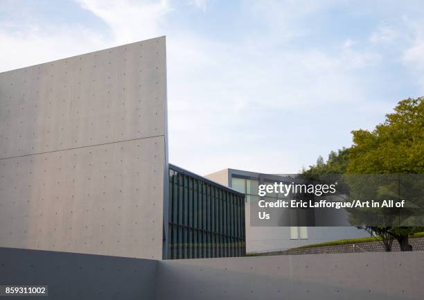 City museum of literature designed by Tadao Ando, Hypgo Prefecture, Himeji, Japan on August 20, 2017 in Himeji, Japan.