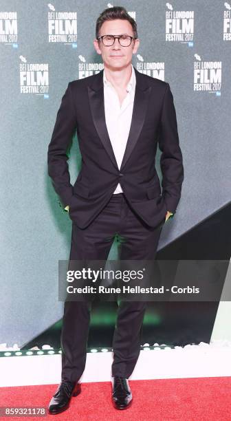 Michel Hazanavicious attends the UK Premiere of "The Guardians" during the 61st BFI London Film Festival on October 07, 2017 in London, England.