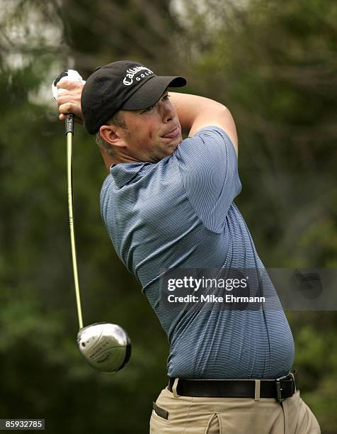 Jeff Gove on the 15th hole during the 2nd round of the Chitimacha Open being held at Le Triomphe Golf Club in Broussard, Louisiana on March 25, 2005.