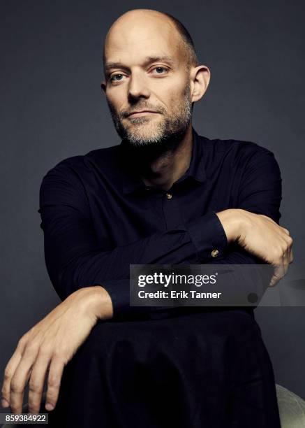 Co-writer Eskil Vogt from 'Thelma' poses for a portrait at the 55th New York Film Festival on October 7, 2017.