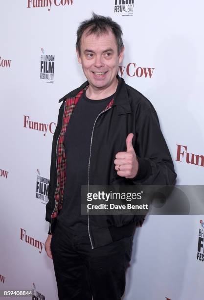 Kevin Eldon attends the World Premiere of "Funny Cow" during the 61st BFI London Film Festival on October 9, 2017 in London, England.