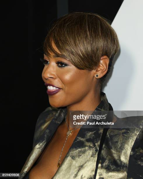 Actress Erica Peeples attends the 4th Annual CineFashion Film Awards at The El Capitan Theatre on October 8, 2017 in Los Angeles, California.
