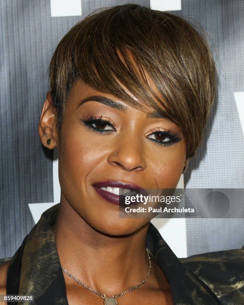 Actress Erica Peeples attends the 4th Annual CineFashion Film Awards at The El Capitan Theatre on October 8, 2017 in Los Angeles, California.