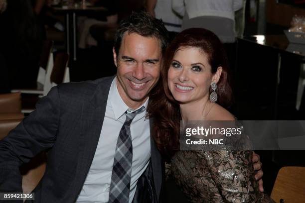 Debra Messing on the Hollywood Walk of Fame" -- Pictured: Eric McCormack, Debra Messing at the honoring of Debra Messing with a star on the Hollywood...