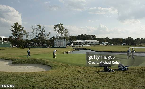 Atmosphere during the third round of the Southern Farm Bureau Classic at Annandale Golf Club in Madison, Mississippi on November 5, 2005.