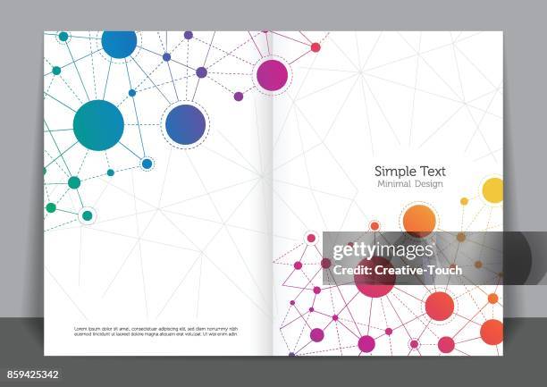 minimal4 - annual report cover stock illustrations