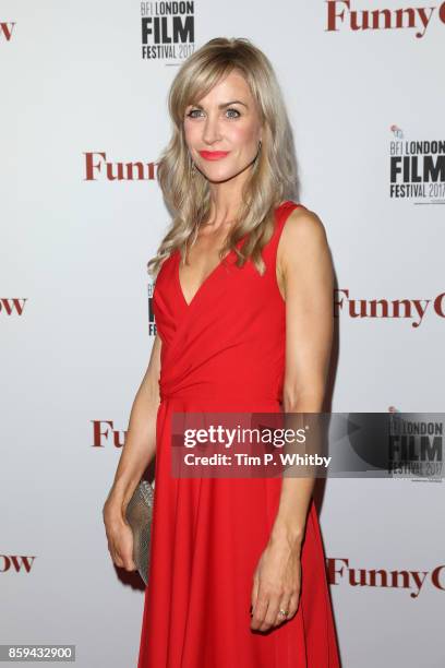 Actress Katherine Kelly attends the World Premiere of "Funny Cow" during the 61st BFI London Film Festival on October 9, 2017 in London, England.