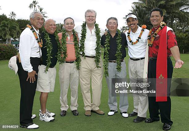 Danny Kaleikini, Anthony Gurrero Jr. Dr. Ryoji Chubachi, Sir Howard Stringer, Masao Morita, Hawaiian Lt. Governor Duke Aiona, and Pastor Curt Kekuna...