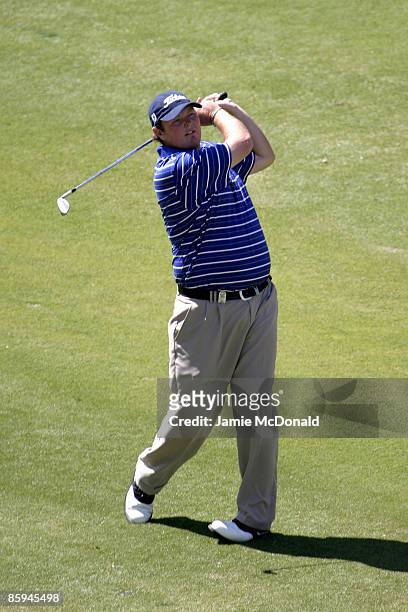 Jarrod Lyle of Australia during the third round of the Jacob's Creek Open Championship, February 18 held at Royal Adelaide Golf Club, Adelaide,...