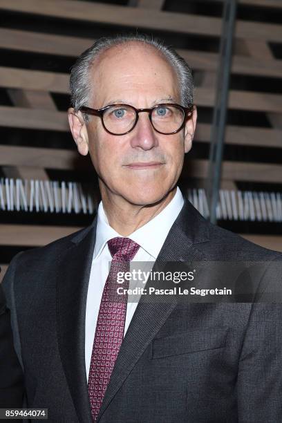 Glenn D. Lowry attends "Etre Moderne : Le MoMA A Paris" Exhibition at Fondation Louis Vuitton on October 9, 2017 in Paris, France.