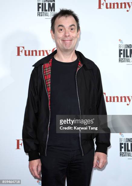 Kevin Eldon attends the World Premiere of "Funny Cow" during the 61st BFI London Film Festival at the Vue West End on October 9, 2017 in London,...
