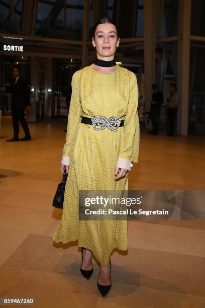 Aurelie Dupont attends"Etre Moderne : Le MoMA A Paris" Exhibition at Fondation Louis Vuitton on October 9, 2017 in Paris, France.