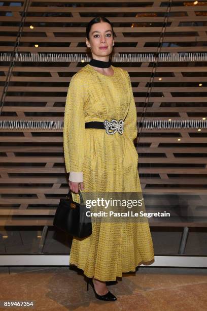 Aurelie Dupont attends"Etre Moderne : Le MoMA A Paris" Exhibition at Fondation Louis Vuitton on October 9, 2017 in Paris, France.