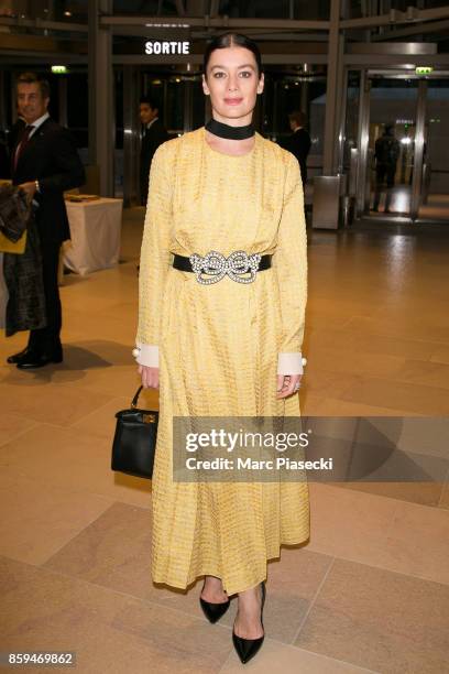 Aurelie Dupont attends 'Etre Moderne: Le MomA a Paris' exhibition at Fondation Louis Vuitton on October 9, 2017 in Paris, France.