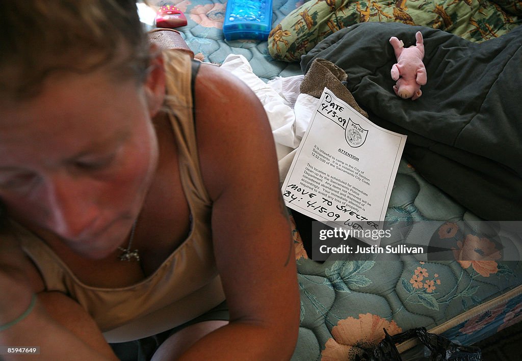 Evictions Start At Sacramento's Tent City