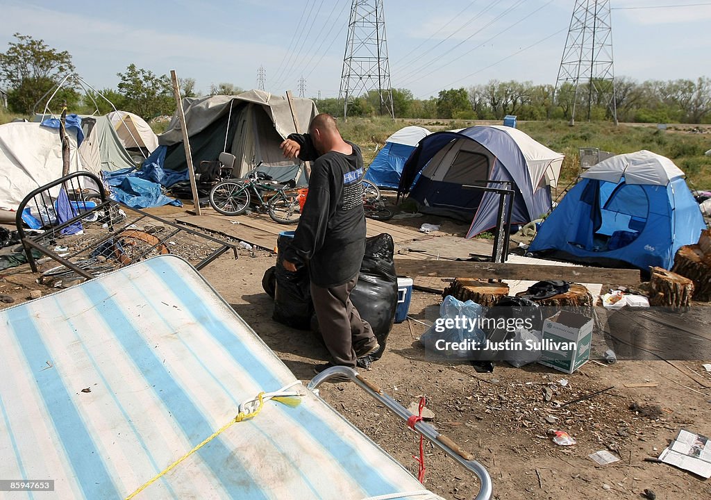 Evictions Start At Sacramento's Tent City