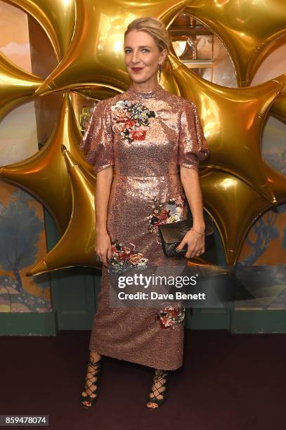 Melinda Stevens attends the Conde Nast Traveller 20th anniversary after party at Annabel's on October 9, 2017 in London, England.