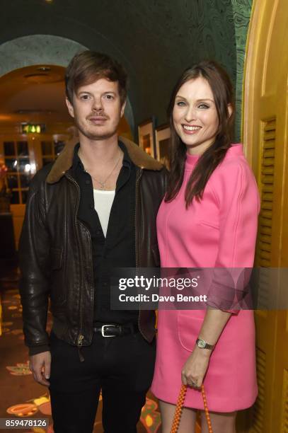 Richard Jones and Sophie Ellis-Bextor attend the Conde Nast Traveller 20th anniversary party at Vogue House on October 9, 2017 in London, England.