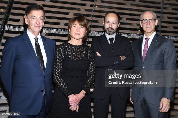 Jean Paul Claverie; Suzanne Page, Quentin Bajac and American art historian and director of the Museum of Modern Art in New York City Glenn D. Lowry...