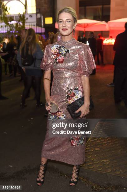 Melinda Stevens attends the Conde Nast Traveller 20th anniversary party at Vogue House on October 9, 2017 in London, England.