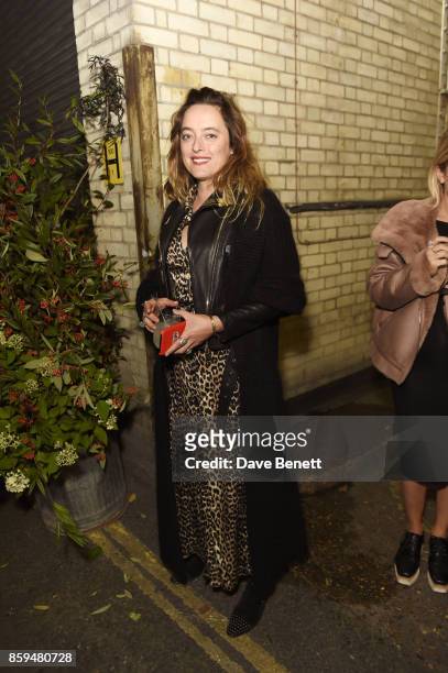 Alice Temperley attends the Conde Nast Traveller 20th anniversary party at Vogue House on October 9, 2017 in London, England.