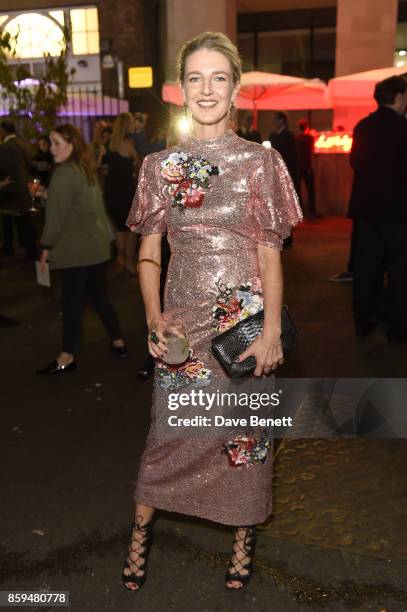 Melinda Stevens attends the Conde Nast Traveller 20th anniversary party at Vogue House on October 9, 2017 in London, England.