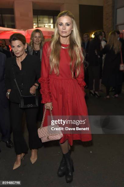 Laura Bailey attends the Conde Nast Traveller 20th anniversary party at Vogue House on October 9, 2017 in London, England.