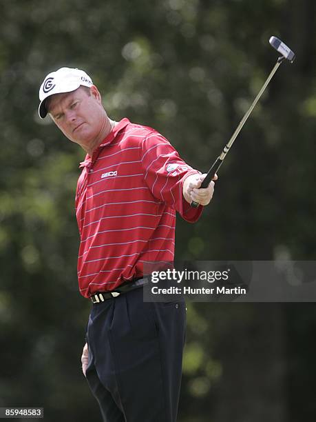 Joe Durant on the 7th hole during the third round of the Southern Farm Bureau Classic at Annandale Golf Club in Madison, Mississippi, on September...