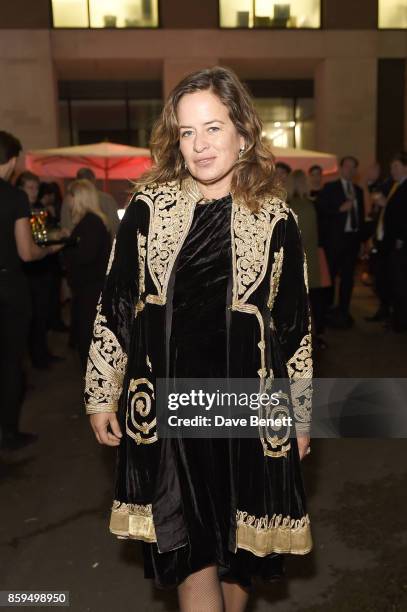 Jade Jagger attends the Conde Nast Traveller 20th anniversary party at Vogue House on October 9, 2017 in London, England.