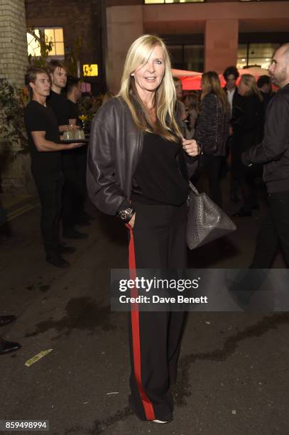 Amanda Wakeley attends the Conde Nast Traveller 20th anniversary party at Vogue House on October 9, 2017 in London, England.