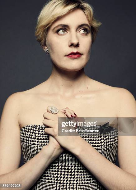 Director and writer Greta Gerwig of 'Lady Bird' poses for a portrait at the 55th New York Film Festival on October 5, 2017.