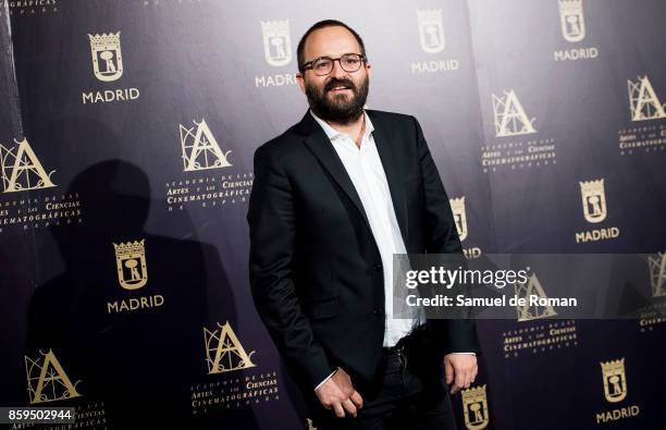 Paco Plaza during 'Hollywood- Madrid' Cocktail on October 9, 2017 in Madrid, Spain.