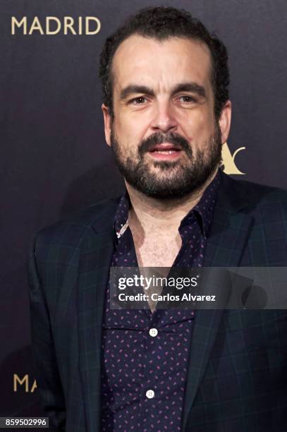 Spanish director Nacho Vigalondo attends 'Hollywood - Madrid' cocktail at the Casino de Madrid on October 9, 2017 in Madrid, Spain.