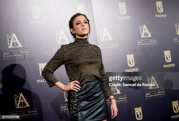 Marina Salas during 'Hollywood- Madrid' Cocktail on October 9, 2017 in Madrid, Spain.