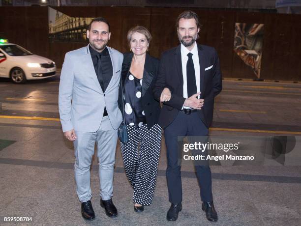 Actress Assumpta Serna arrives at the 'Hollywood- Madrid' Cocktail at Casino de Madrid on October 9, 2017 in Madrid, Spain.