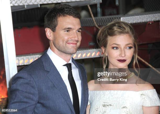 Actor Alex Russell attends the premiere of Columbia Pictures' 'Only The Brave' at Regency Village Theatre on October 8, 2017 in Westwood, California.