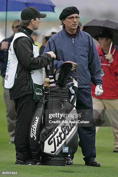 Andy Garcia during the 3M Celebrity Challenge at the AT&T Pebble Beach National Pro-Am on the Pebble Beach Golf Course on February 7, 2007.