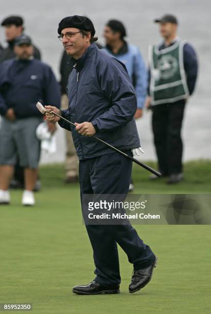 Andy Garcia during the 3M Celebrity Challenge at the AT&T Pebble Beach National Pro-Am on the Pebble Beach Golf Course on February 7, 2007.